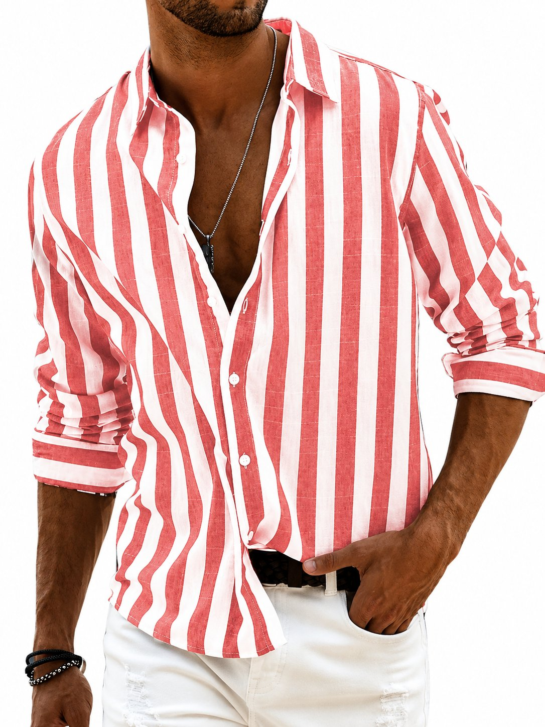 MARCO & BIANCA MILANO | CAMICIA RIVIERA A RIGHE