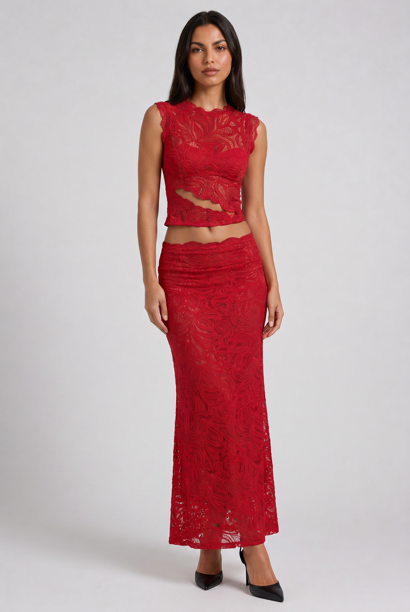 MARCO & BIANCA MILANO | COMPLETO ROSSO MARISOL DONNA