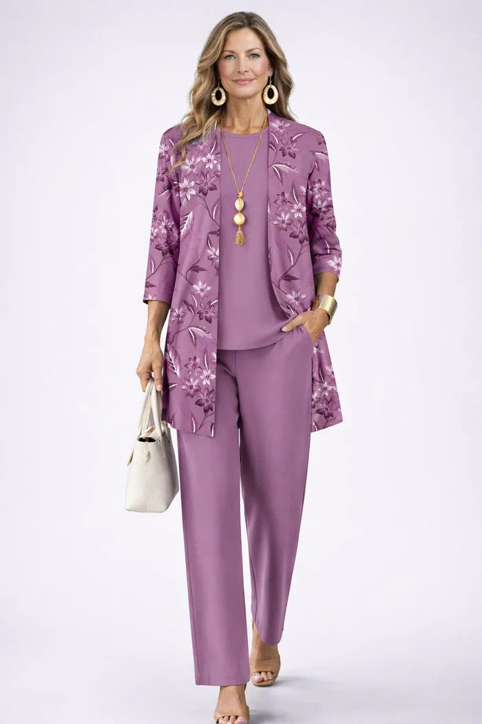 MARCO & BIANCA MILANO | COMPLETO KIMONO ROSA CORALLO DONNA