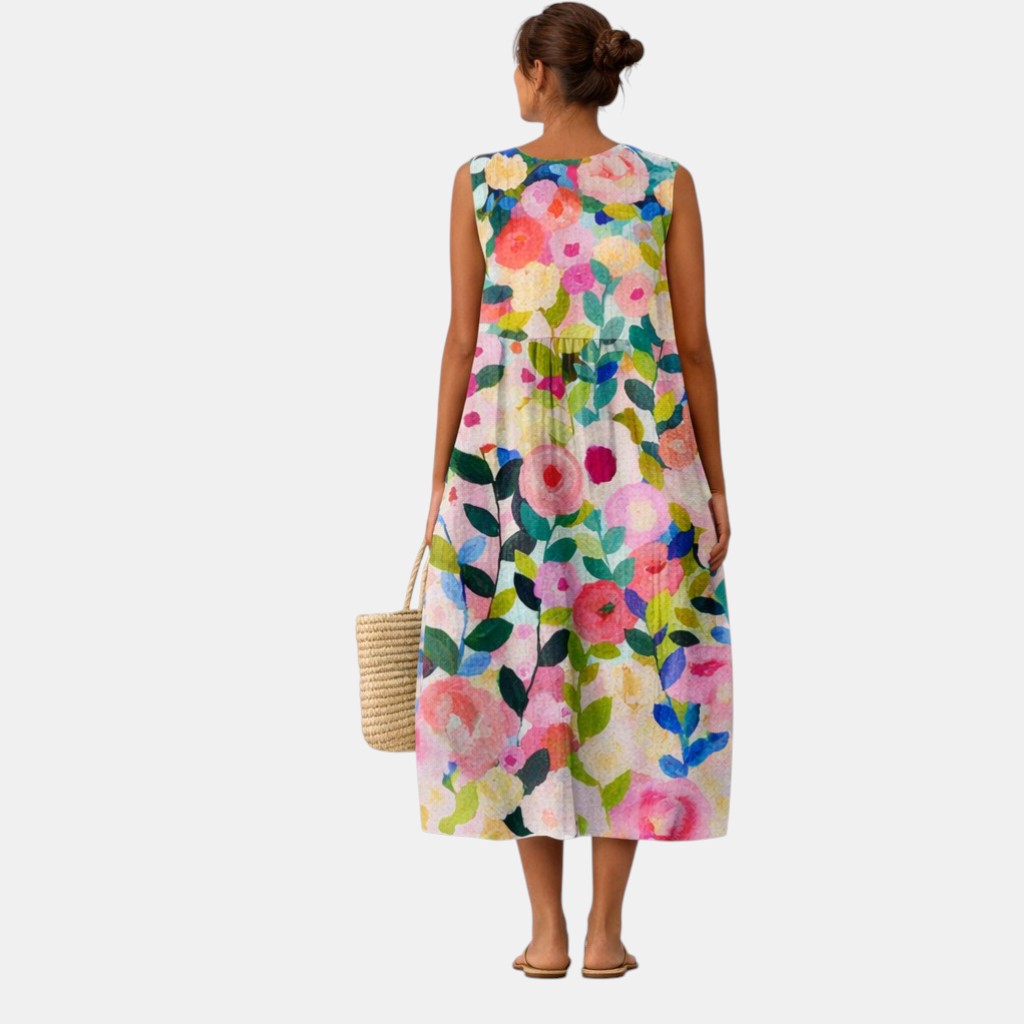 MARCO & BIANCA MILANO | ABITO MIDI FLOREALE QUOTIDIANO DONNA
