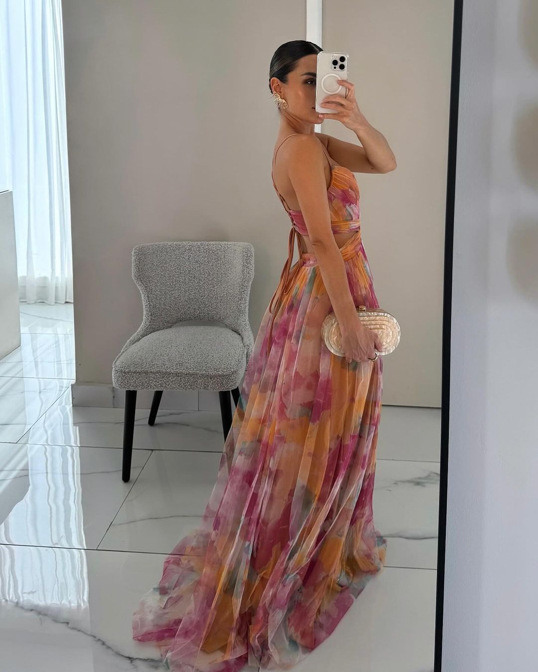 Giselle | Abito maxi floreale