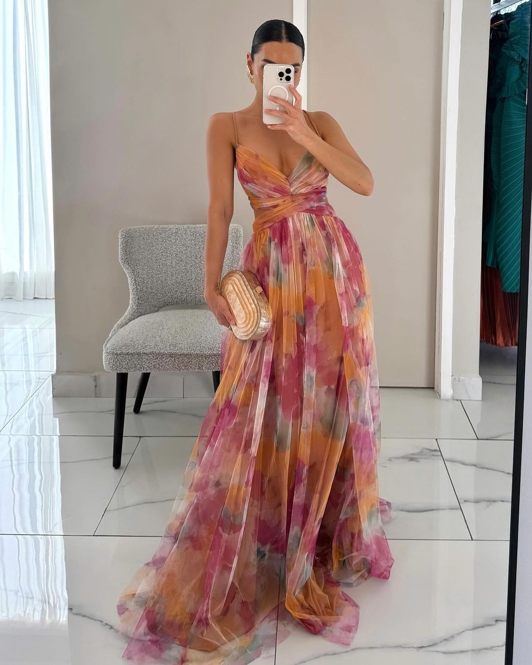 Giselle | Abito maxi floreale