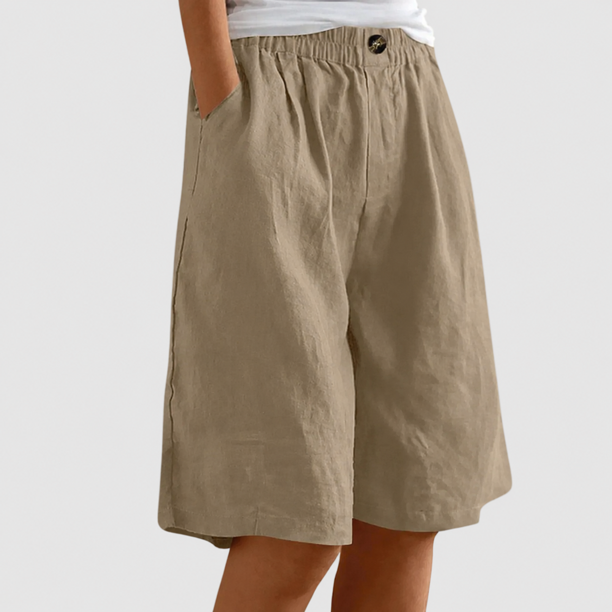 MARCO & BIANCA MILANO | MADELEINE SHORTS CON VITA ELASTICA DONNA