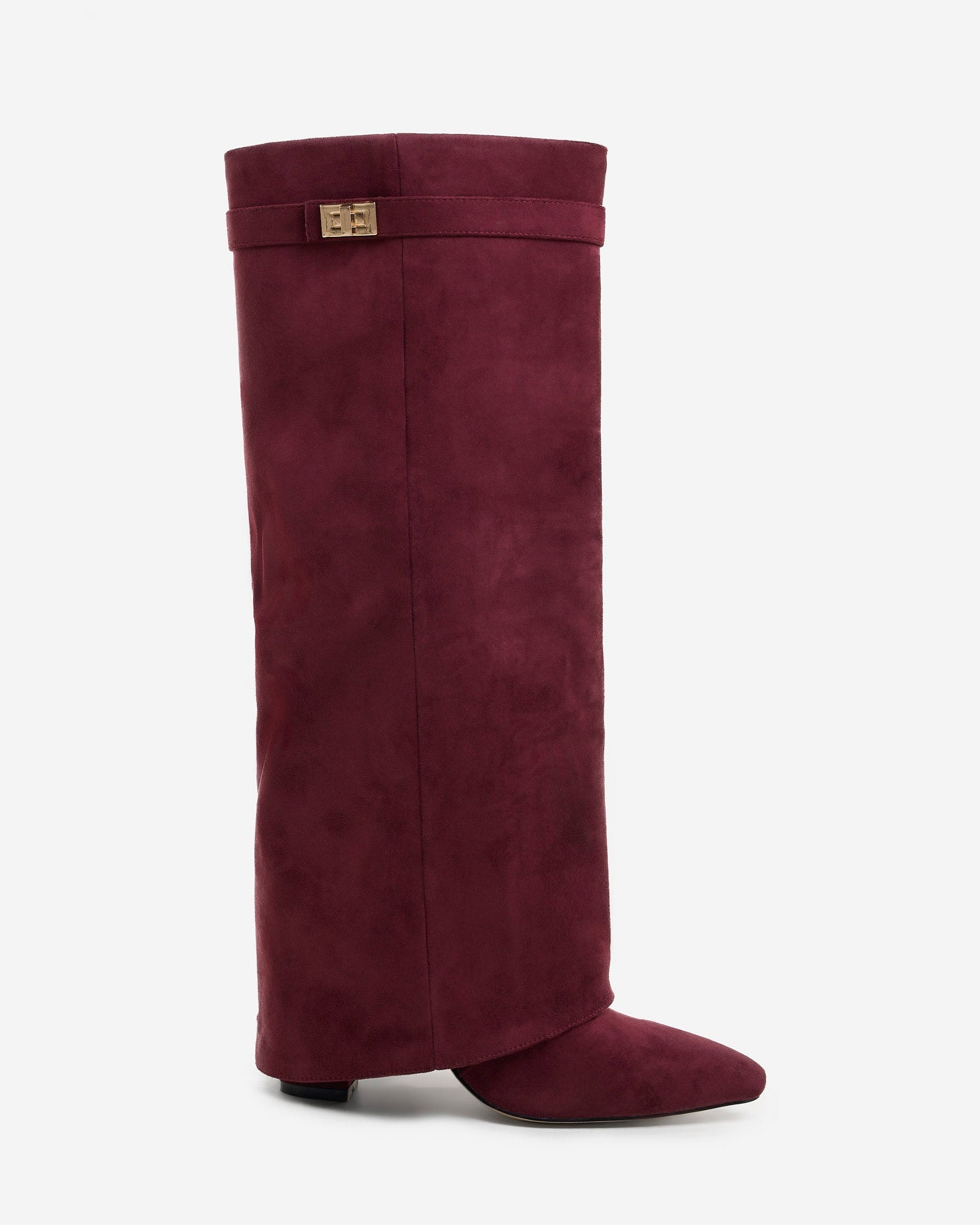 MARCO & BIANCA MILANO | STIVALI ALTI LAVISTA IN CAMOSCIO BORDEAUX DONNA