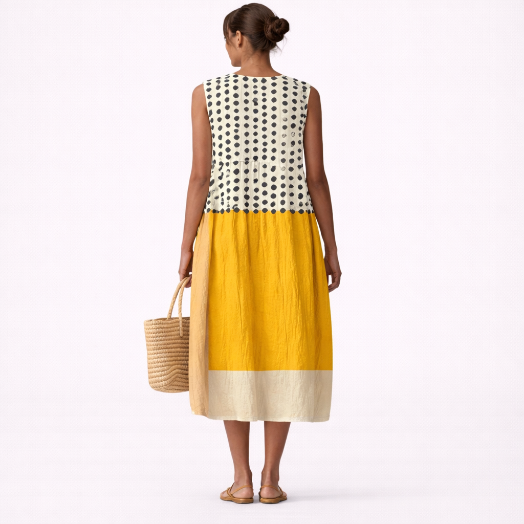 MARCO & BIANCA MILANO | ABITO MIDI A POIS QUOTIDIANO DONNA