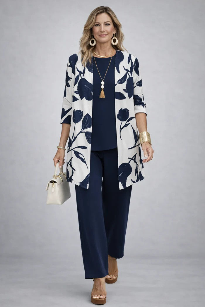 MARCO & BIANCA MILANO | COMPLETO KIMONO ROSA CORALLO DONNA