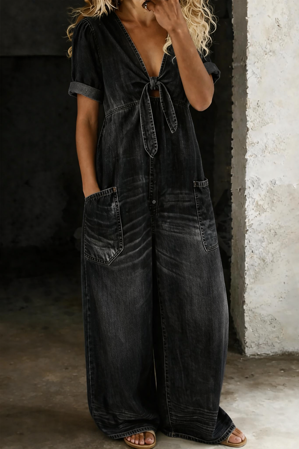 MARCO & BIANCA MILANO | MAYA TUTA CORTA IN DENIM DONNA