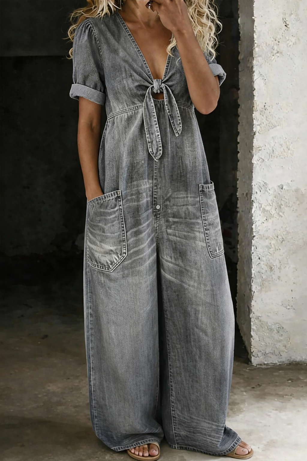MARCO & BIANCA MILANO | MAYA TUTA CORTA IN DENIM DONNA