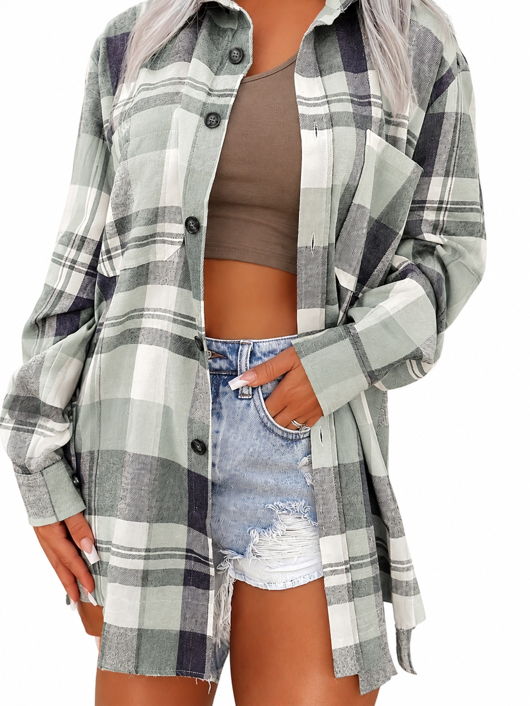 MARCO & BIANCA MILANO | CAMICIA ESTIVA A MANICHE LUNGHE DONNA
