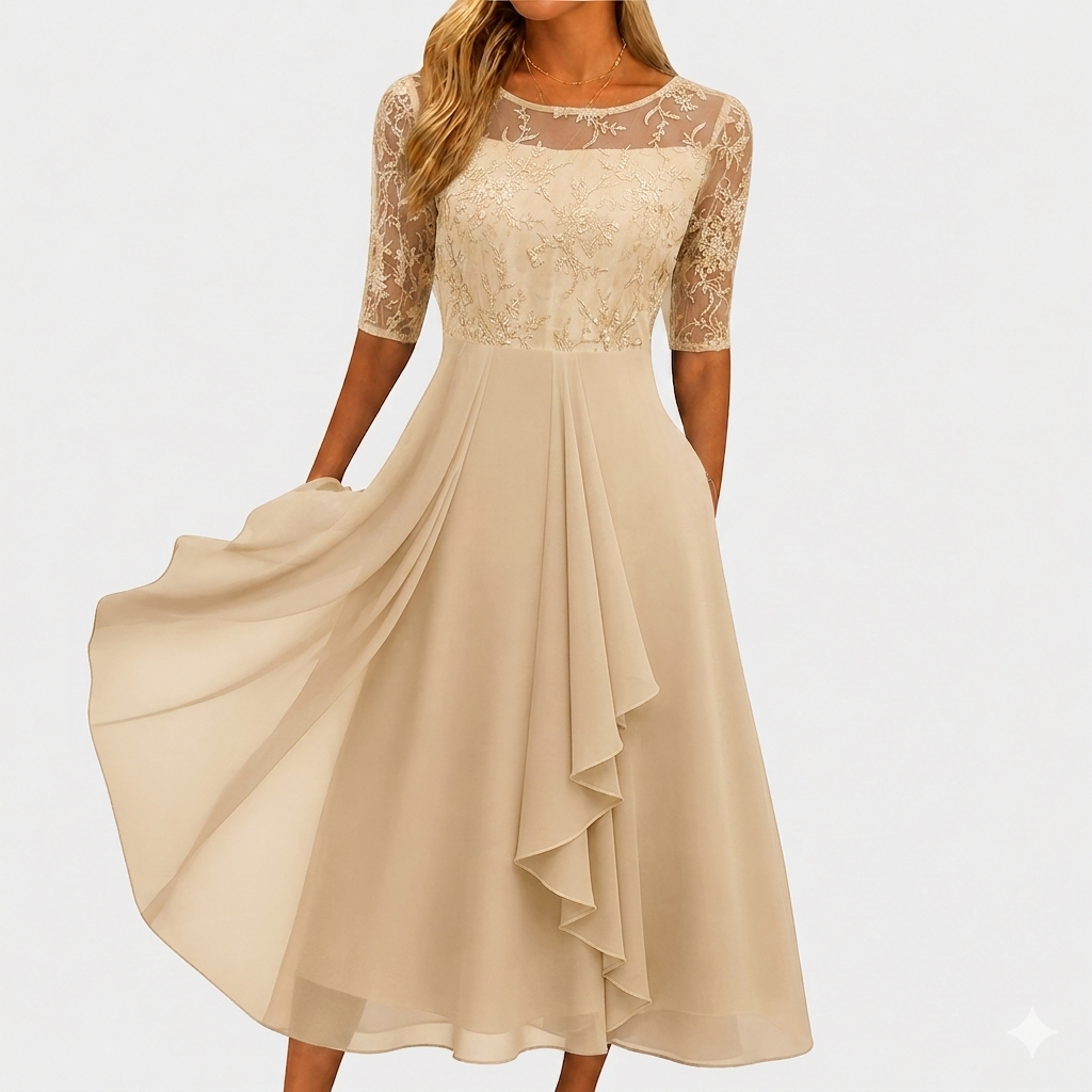 Blanca | Elegante abito in pizzo