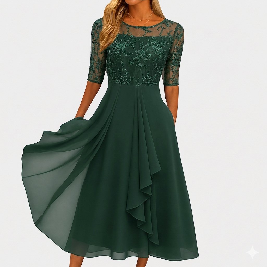 Blanca | Elegante abito in pizzo
