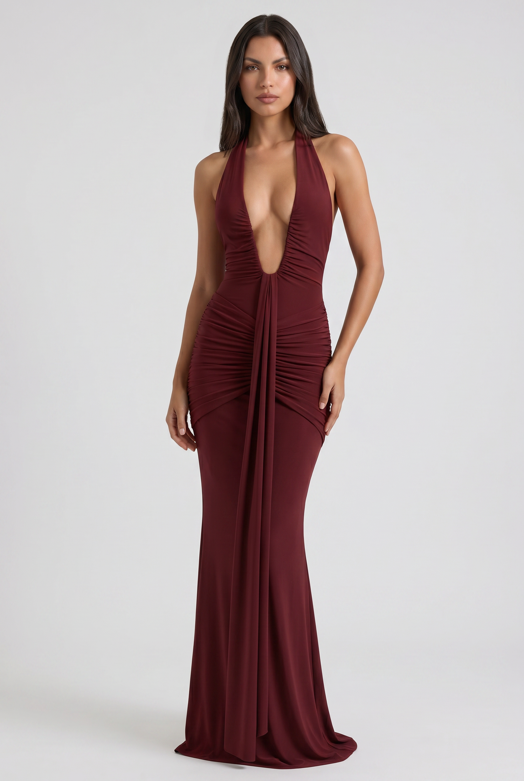 MARCO & BIANCA MILANO | ABITO SIRENA BORDEAUX ARIEL DONNA