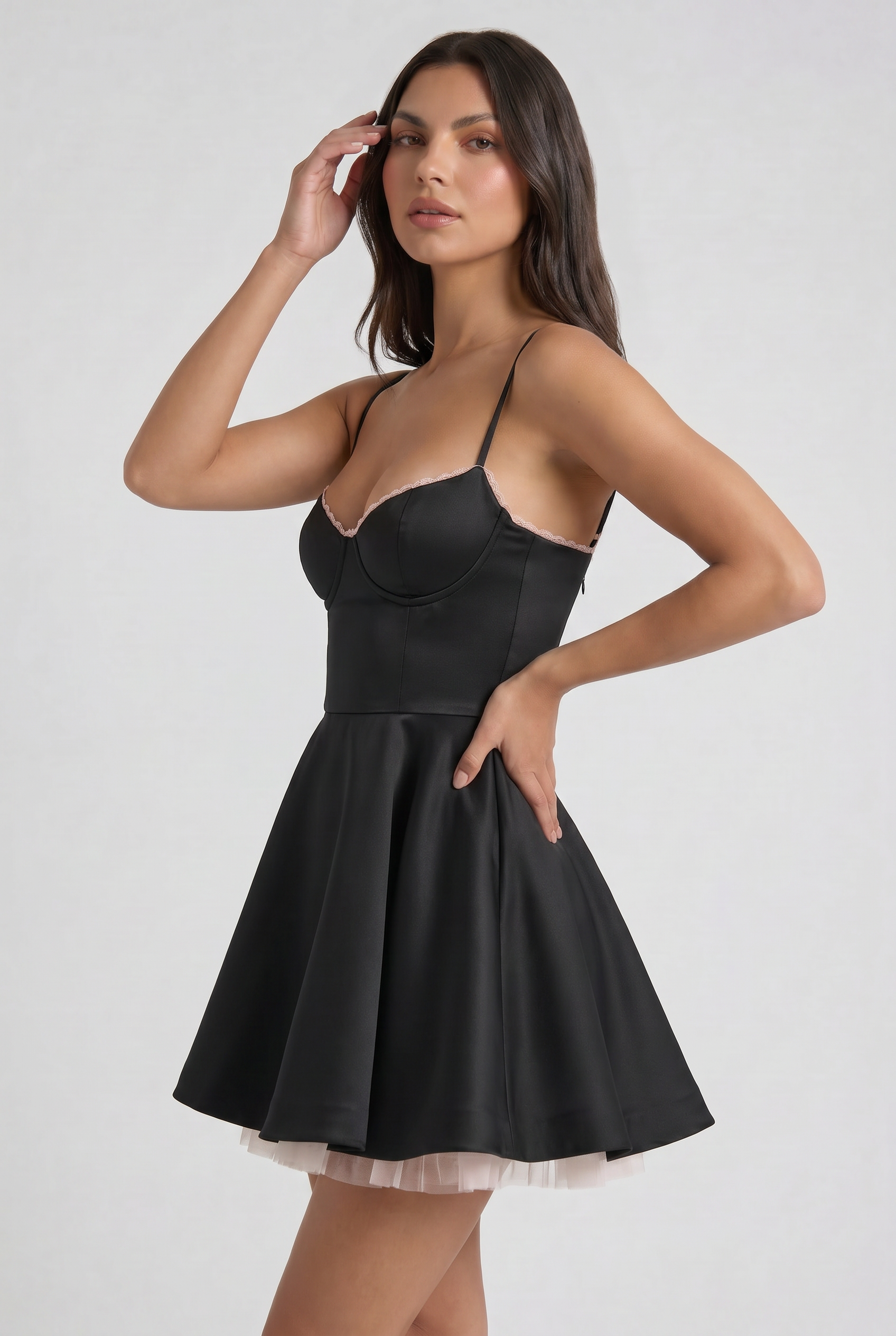 MARCO & BIANCA MILANO | MINI ABITO SELENE NERO DONNA