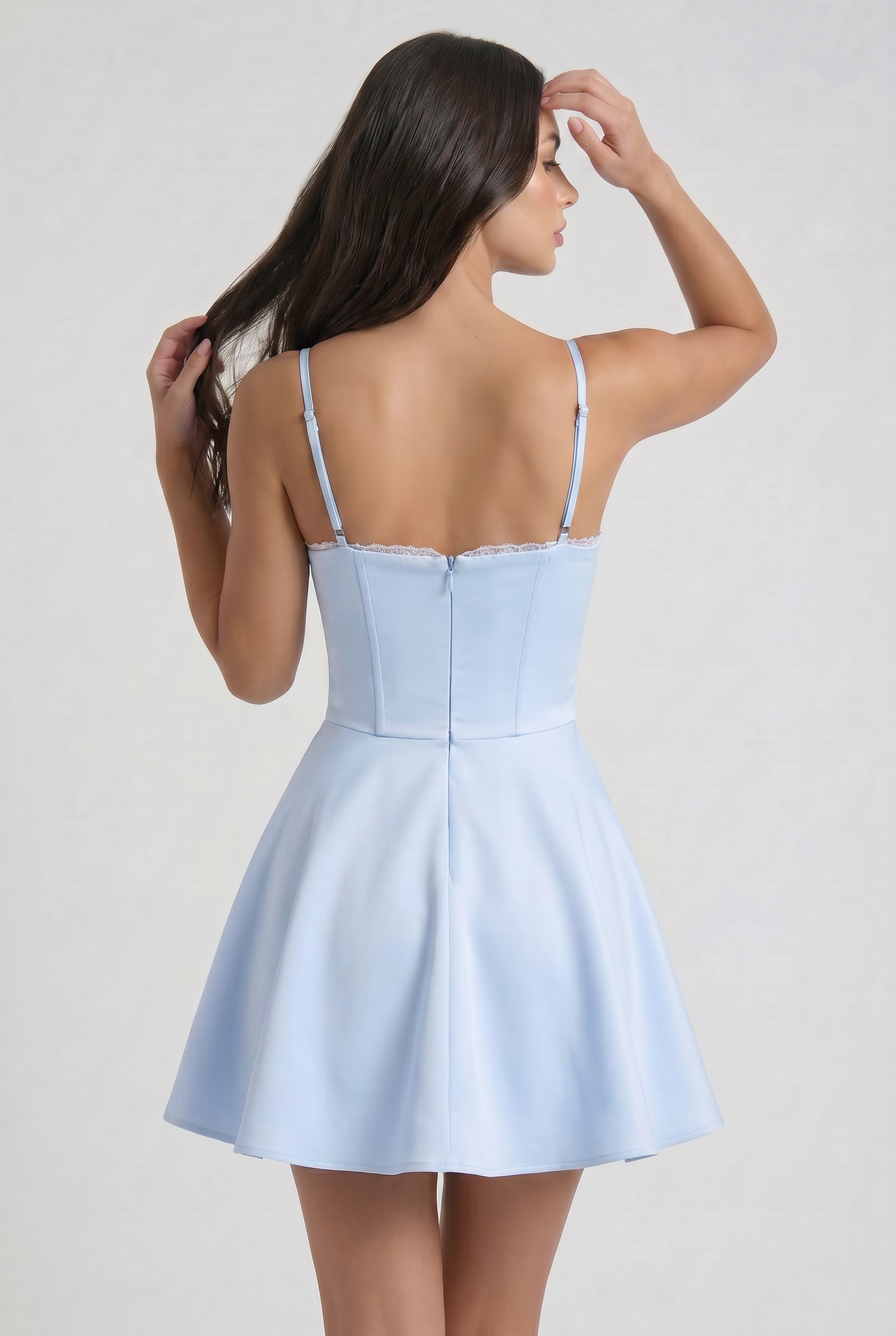 MARCO & BIANCA MILANO | MINI ABITO SELENE AZZURRO DONNA
