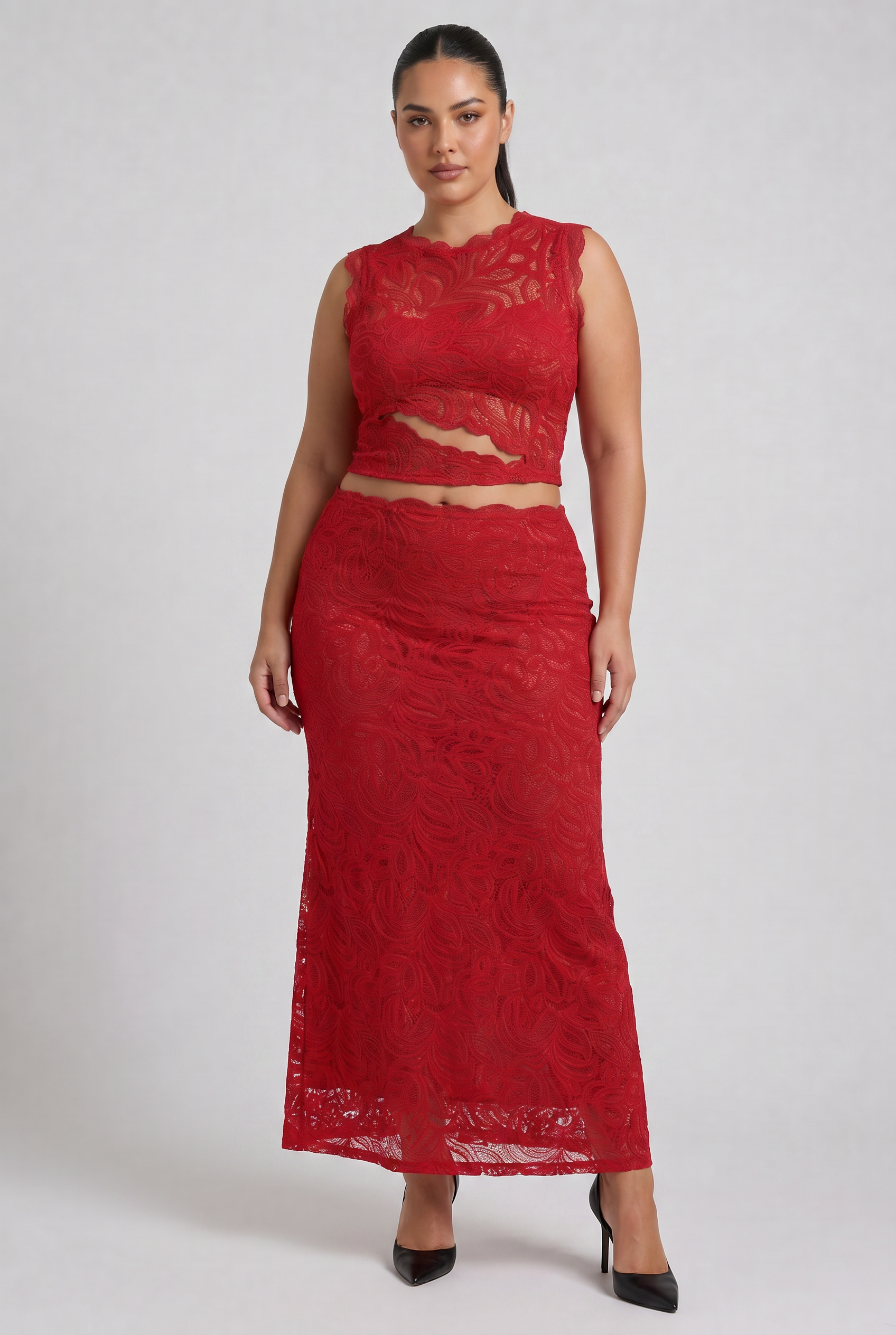 MARCO & BIANCA MILANO | COMPLETO ROSSO MARISOL DONNA