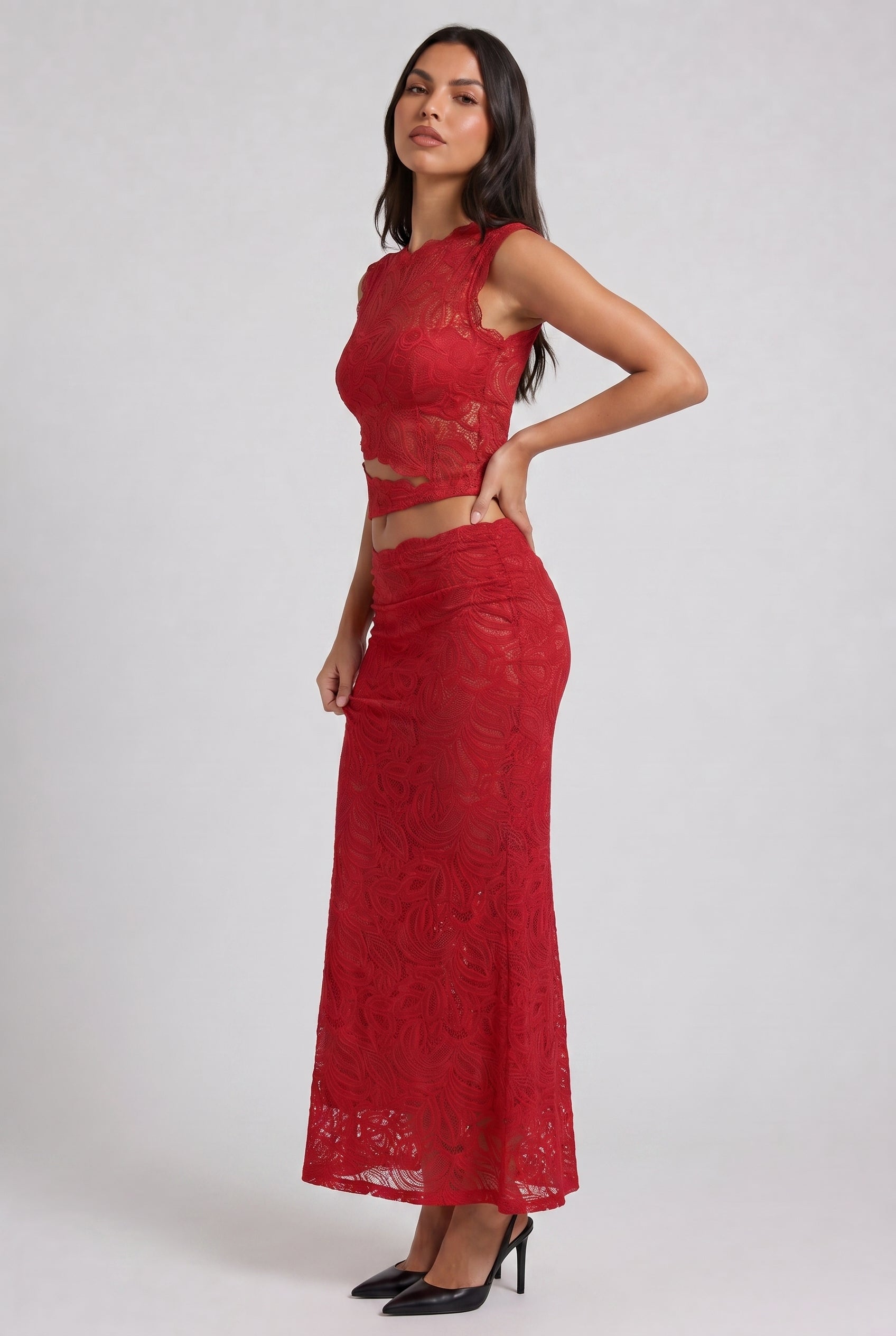 MARCO & BIANCA MILANO | COMPLETO ROSSO MARISOL DONNA
