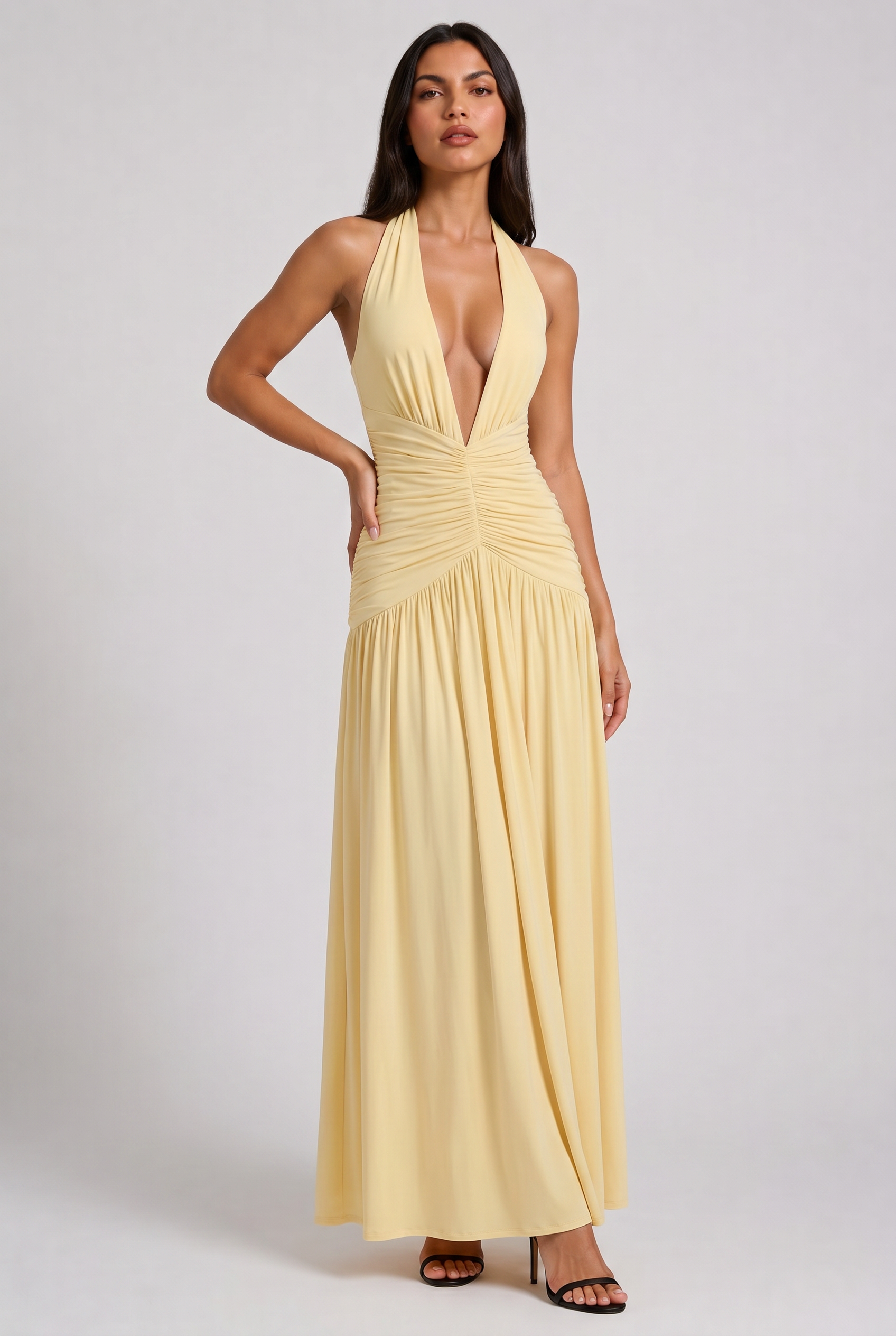 MARCO & BIANCA MILANO | ABITO GIALLO ALBA DONNA