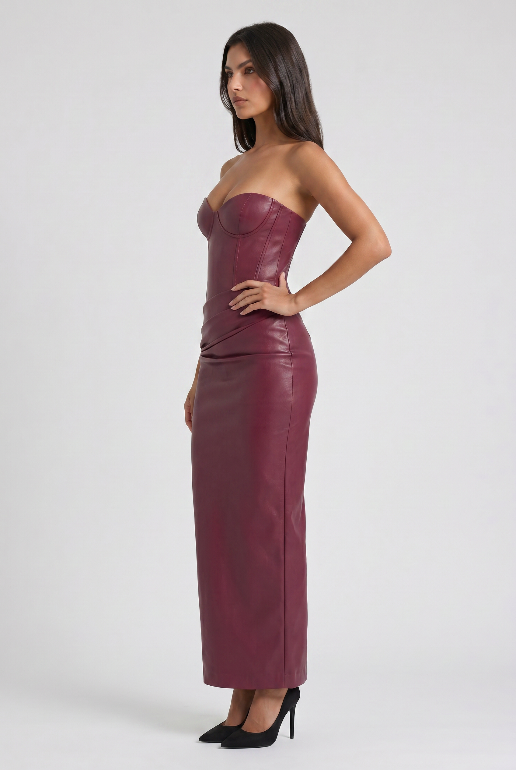 MARCO & BIANCA MILANO | ABITO BORDEAUX VANESSA DONNA