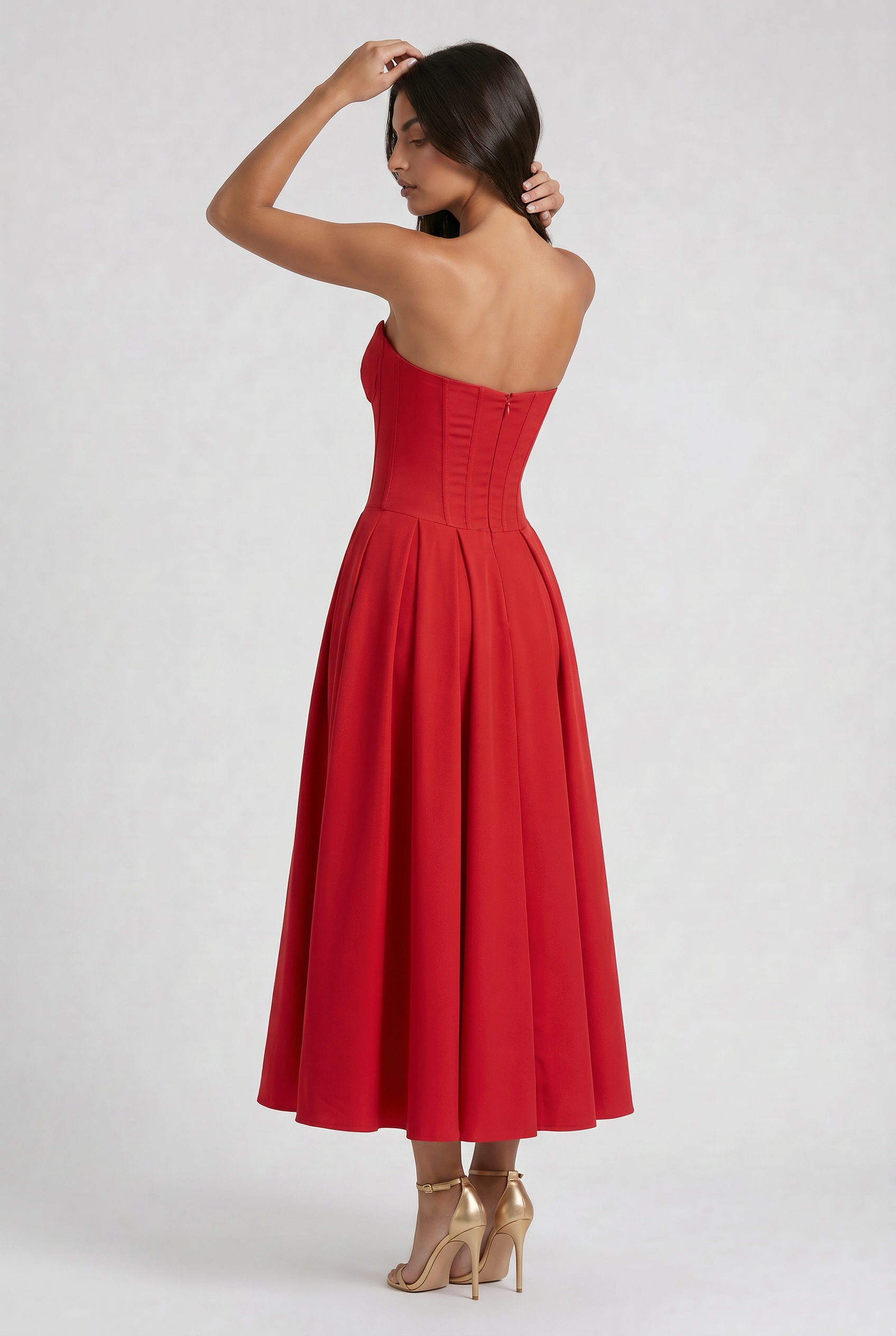 MARCO & BIANCA MILANO | ABITO ROSSO AMALFI DONNA