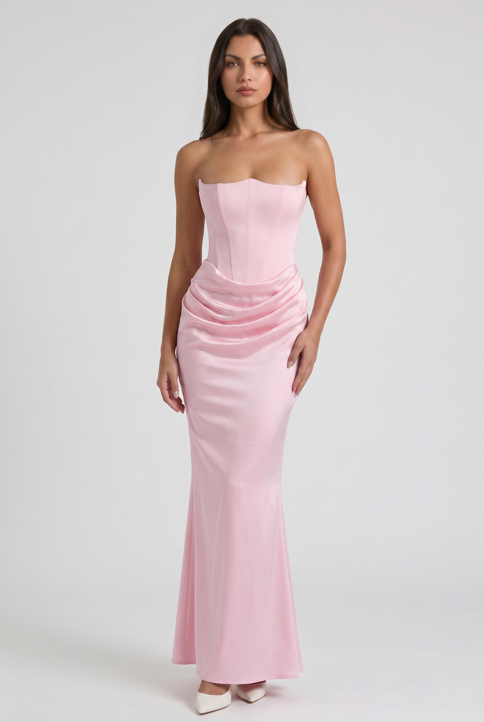 MARCO & BIANCA MILANO | ABITO MIDI ROSA ROSALIND DONNA