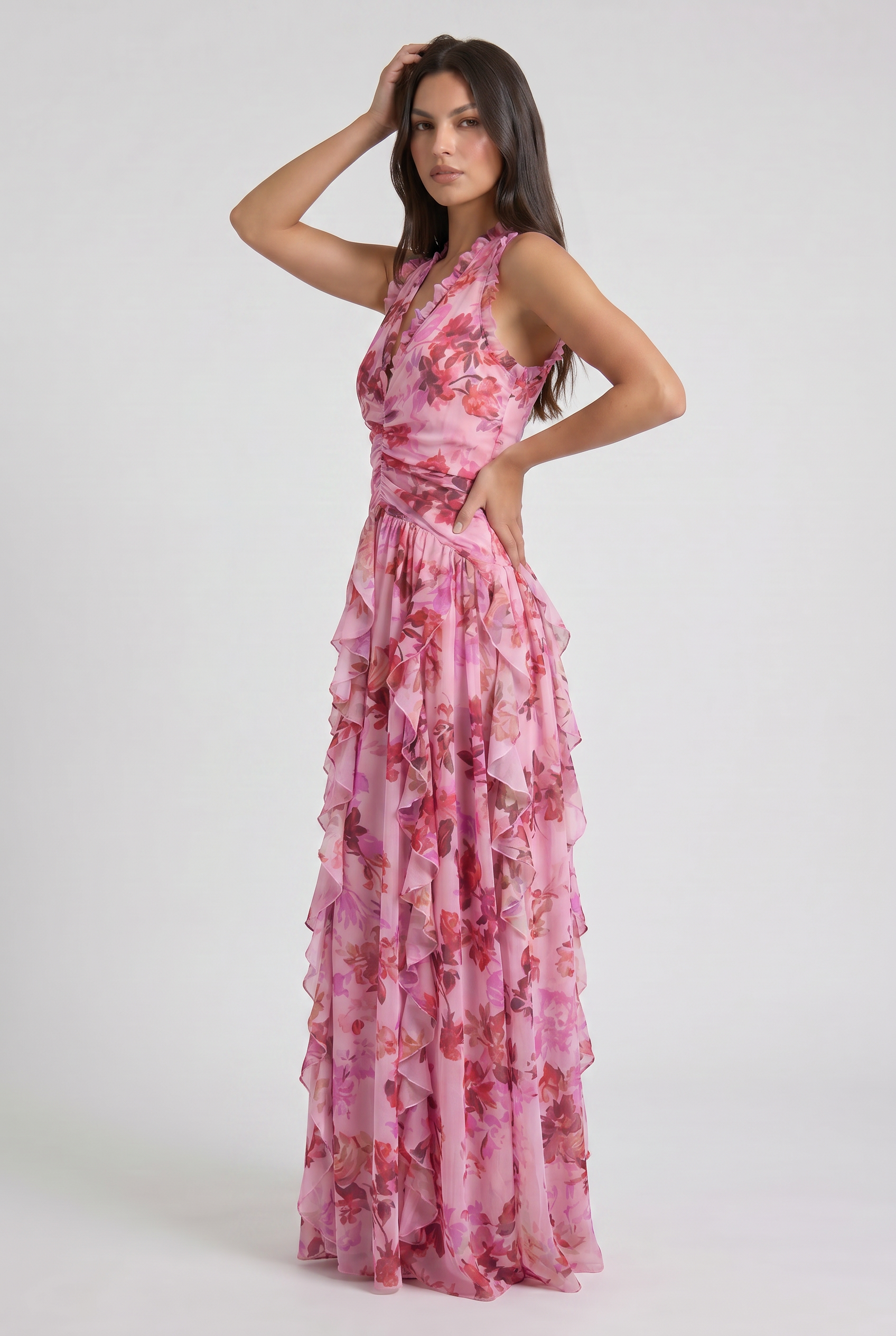 MARCO & BIANCA MILANO | MAXI ABITO FLOREALE BELLADINA DONNA