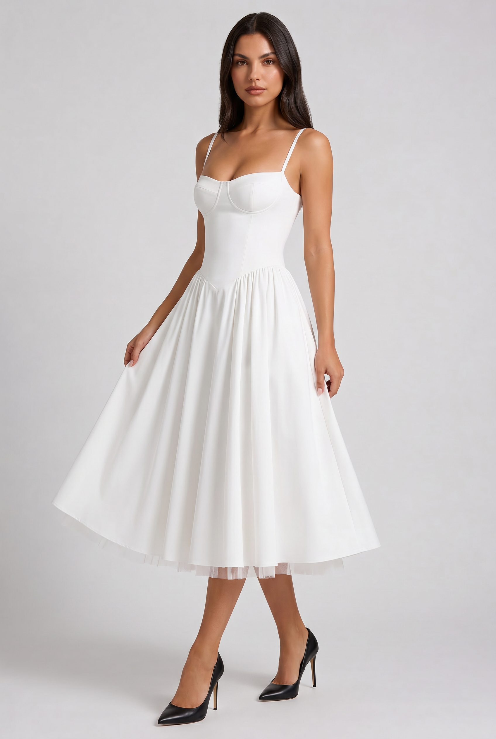 MARCO & BIANCA MILANO | MINI ABITO SELENE BIANCO PANNA DONNA