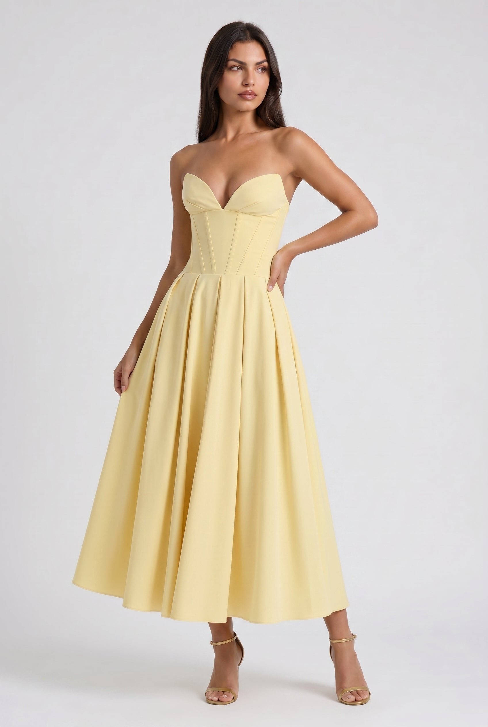 MARCO & BIANCA MILANO | ABITO GIALLO AMALFI DONNA