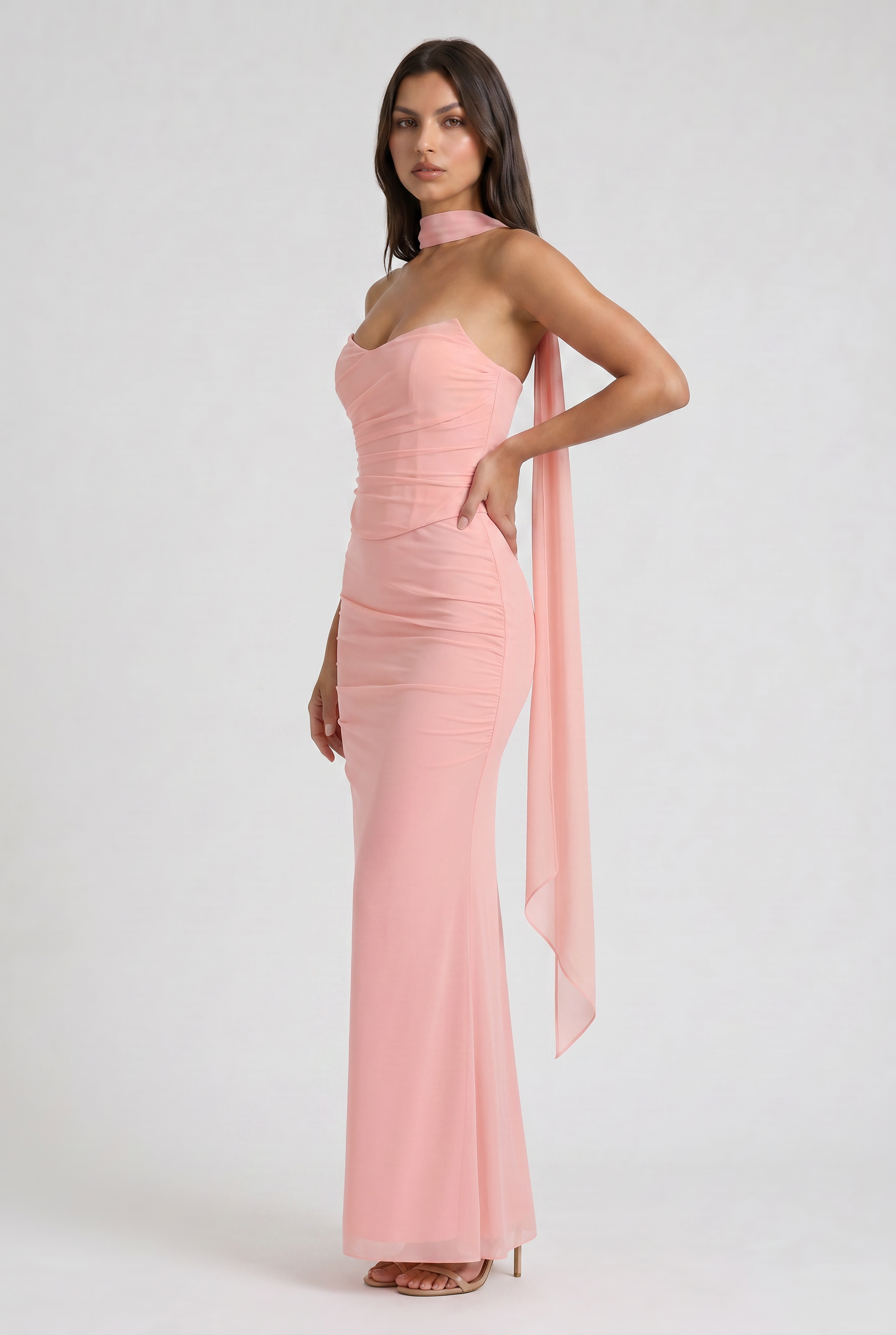 MARCO & BIANCA MILANO | ABITO MIDI ROSA MALU DONNA