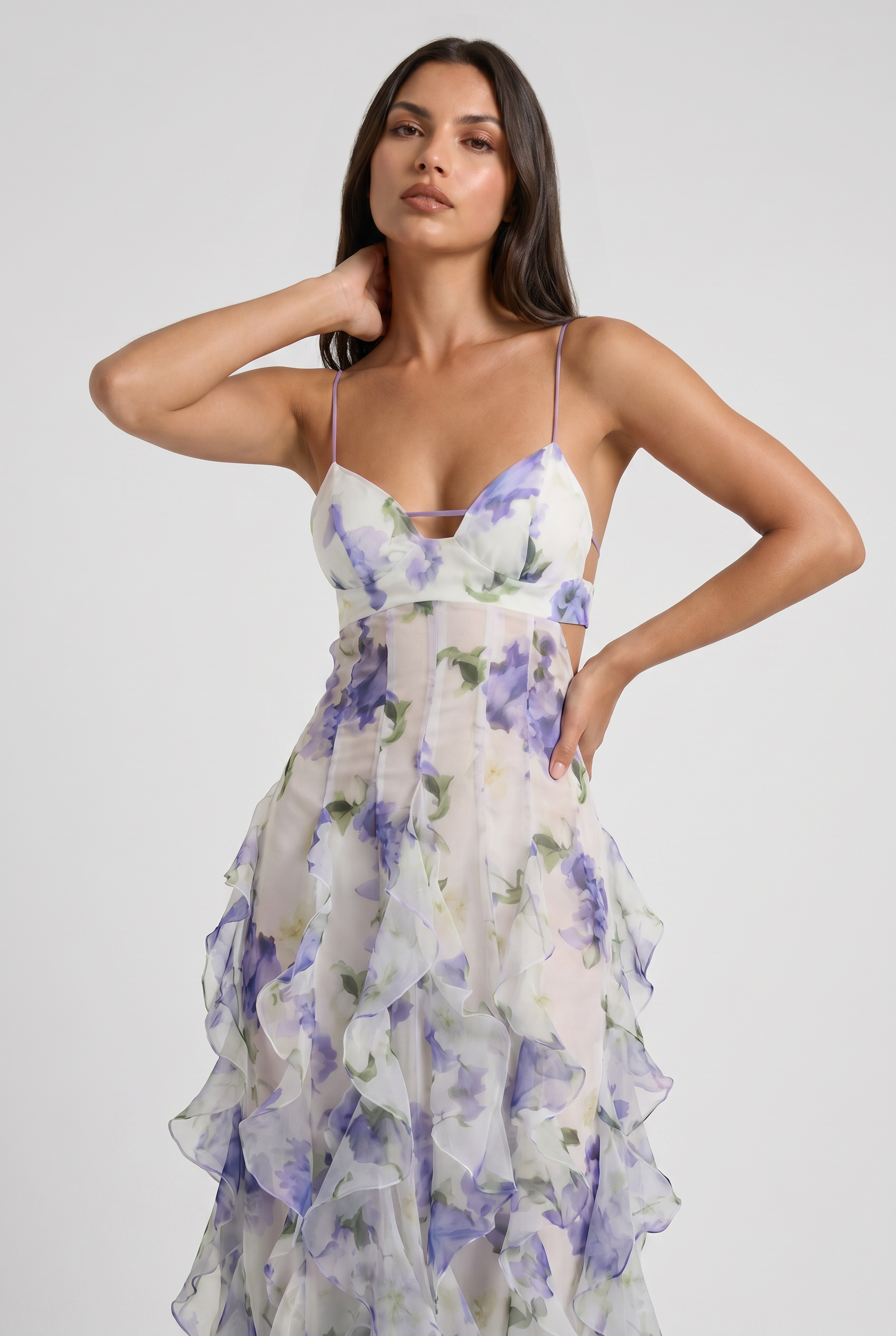 MARCO & BIANCA MILANO | MAXI ABITO FLOREALE MARGOT DONNA