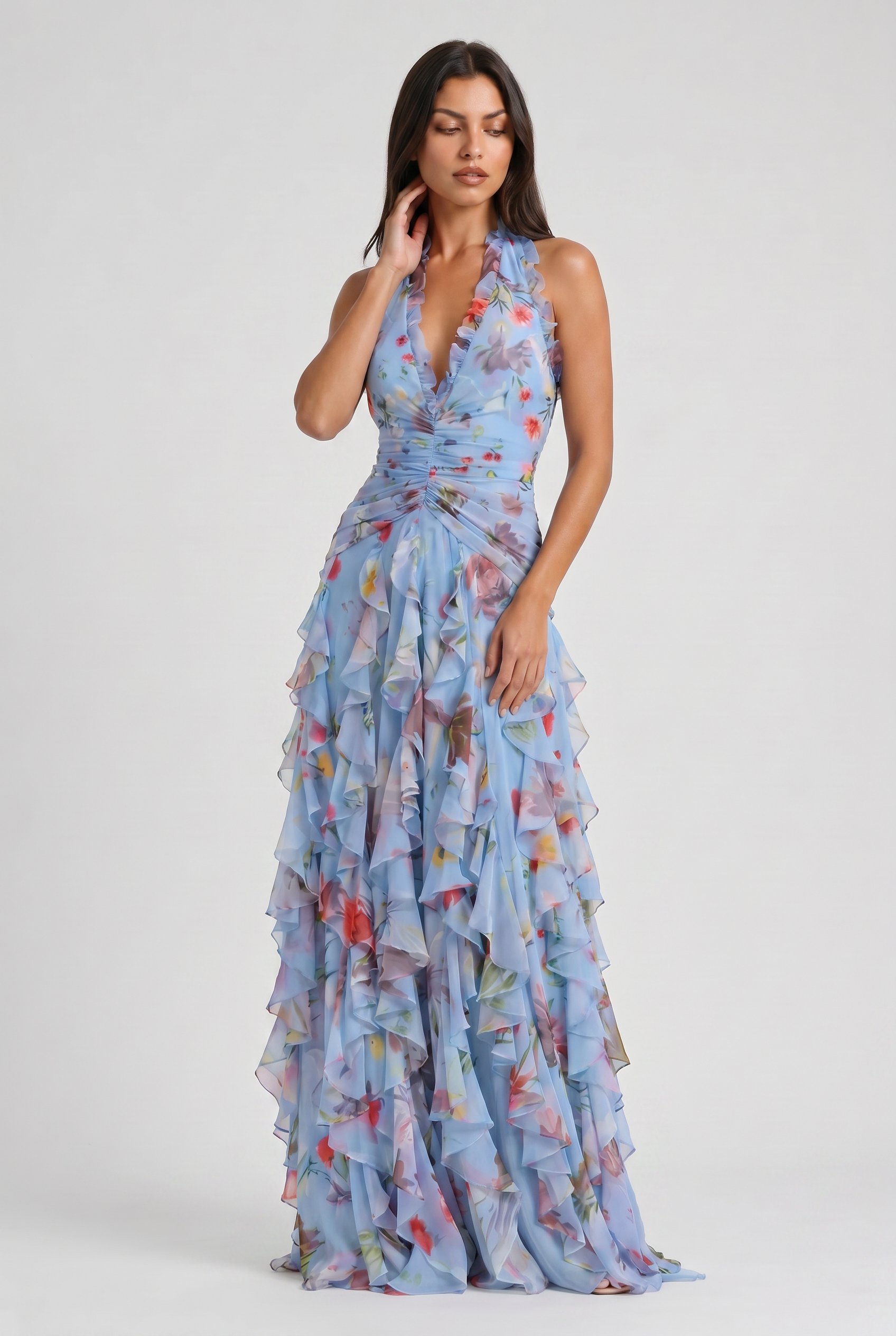 MARCO & BIANCA MILANO | MAXI ABITO FLOREALE BELLADINA DONNA