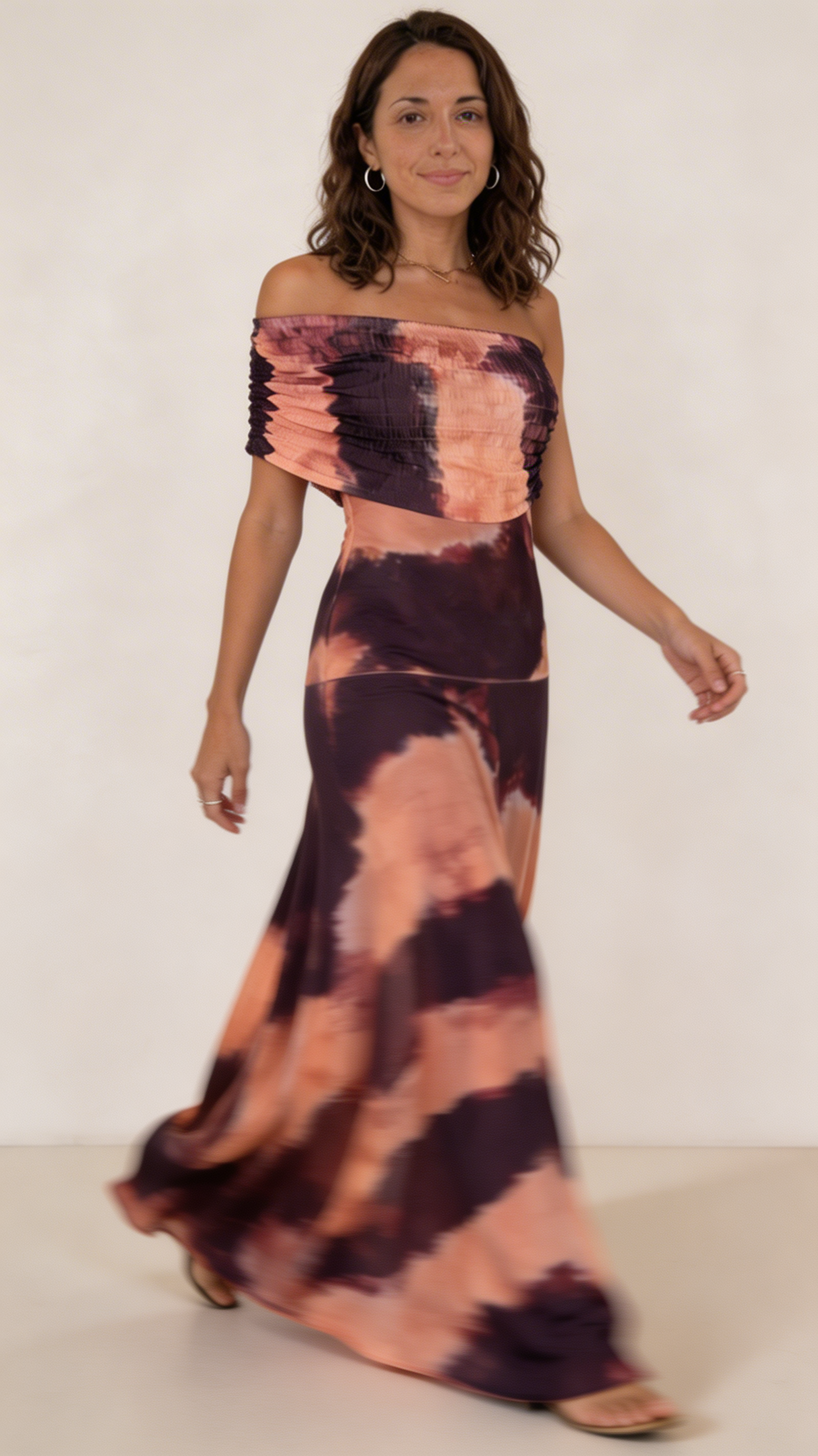 Sol | Abito maxi tie-dye