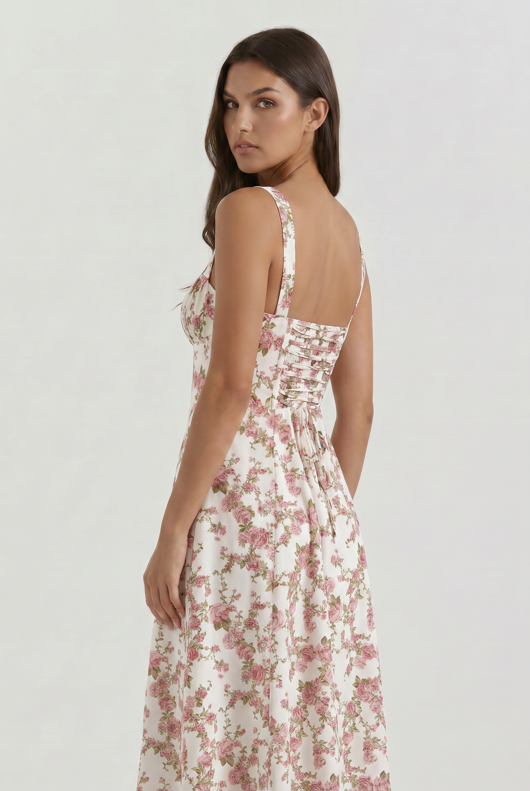 MARCO & BIANCA MILANO | MAXI ABITO FLOREALE AMELIE DONNA