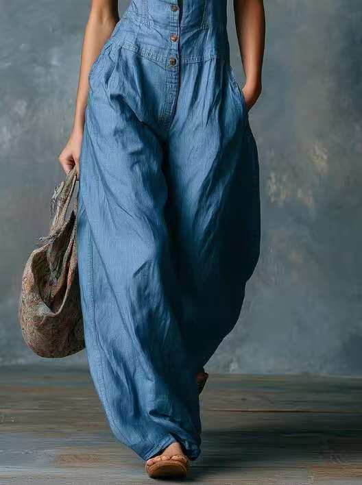 Daisy | Tuta effetto denim