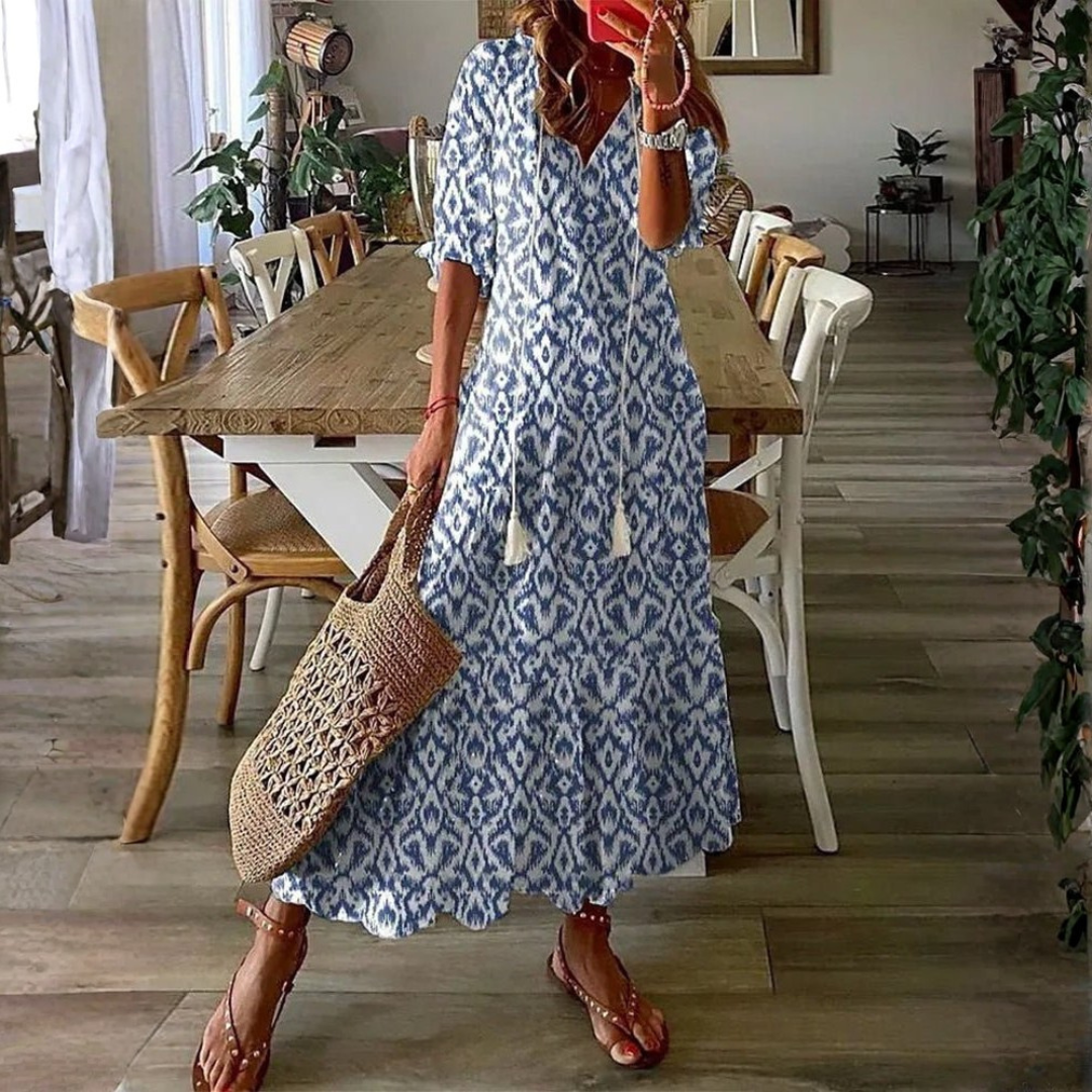 MARCO & BIANCA MILANO | LUNA ABITO MIDI STILE BOHO DONNA