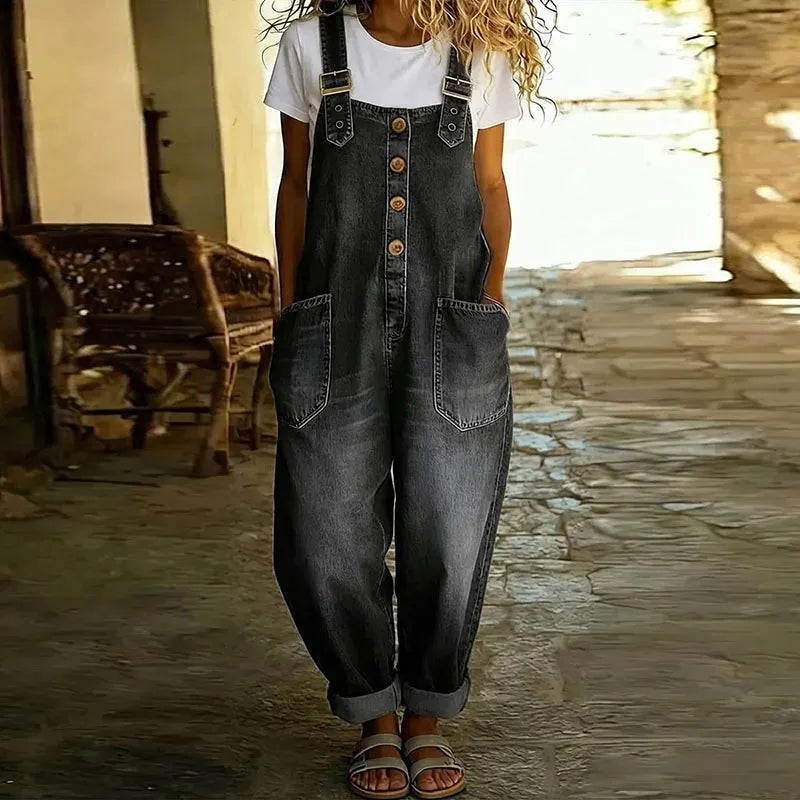 MARCO & BIANCA MILANO | MAE SALOPETTE IN DENIM VINTAGE DONNA