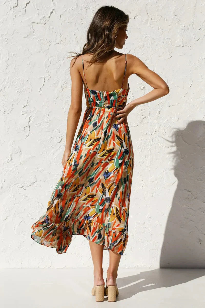 GABRIELLA | Bedrucktes Sommerkleid mit frischem Komfort und sonnigem Stil