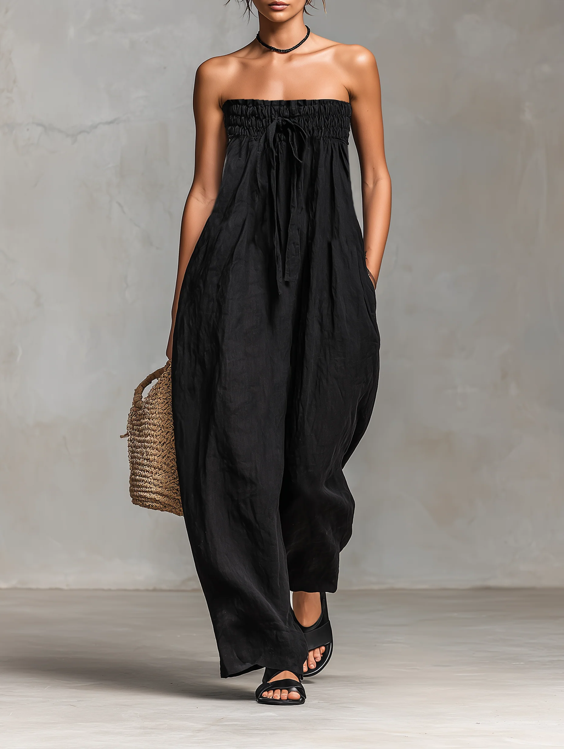 MARCO & BIANCA MILANO | NINA ELEGANTE TUTA SENZA SPALLINE DONNA