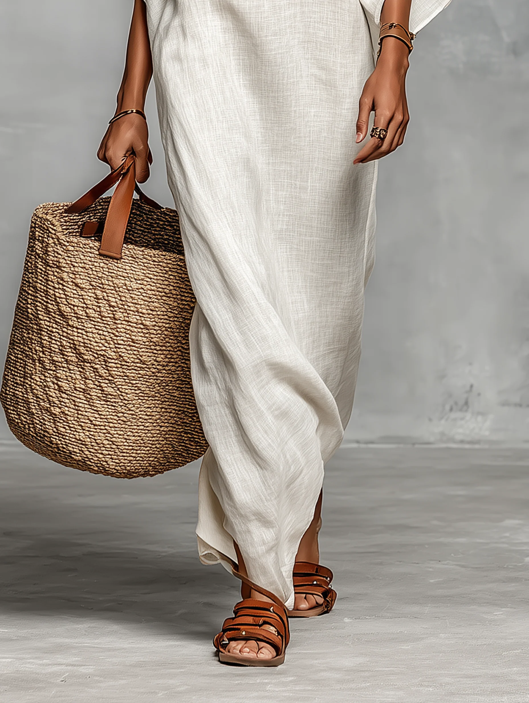 MARCO & BIANCA MILANO | AVELINE ABITO MAXI OFF-SHOULDER CON MANICHE A SBUFFO DONNA