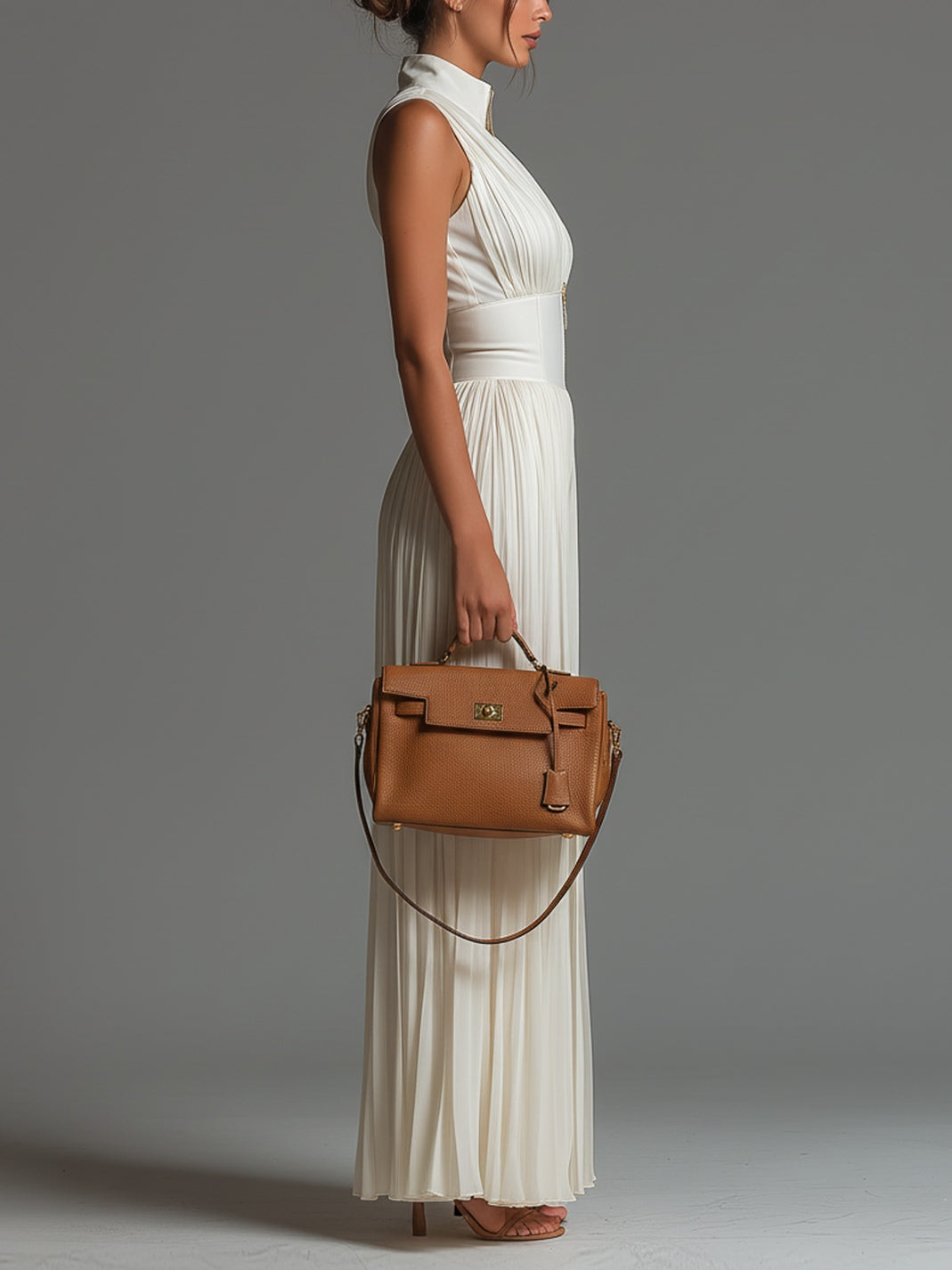 MARCO & BIANCA MILANO | LUCÍA TUTA PLISSETTATA IN CHIFFON DONNA