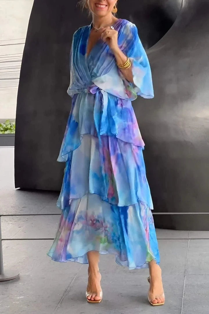 MARCO & BIANCA MILANO | CASAR ABITO ELEGANTE IN CHIFFON DONNA