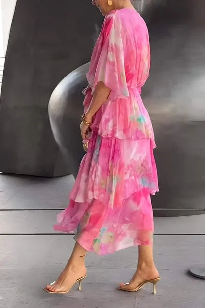 MARCO & BIANCA MILANO | CASAR ABITO ELEGANTE IN CHIFFON DONNA
