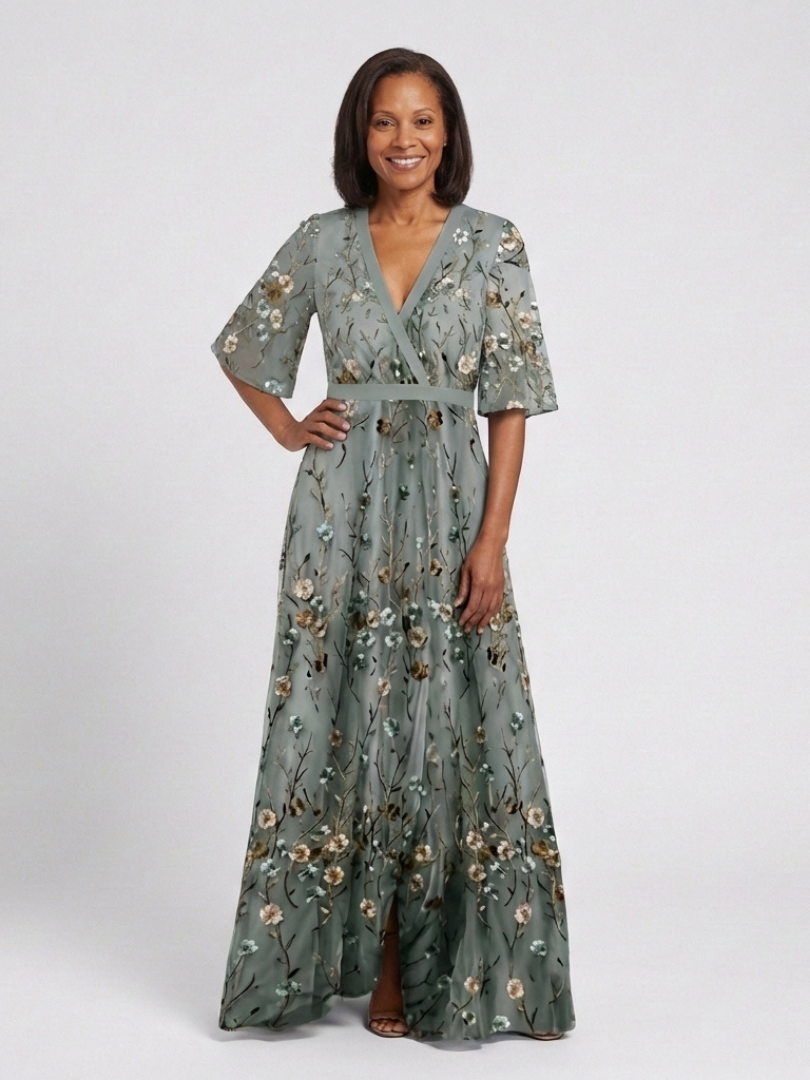 Stella | Abito maxi floreale