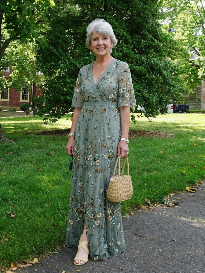 Stella | Abito maxi floreale