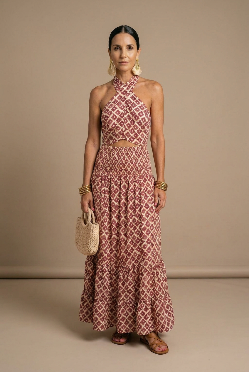 Elsa | Completo Elegante con Spalle Scoperte
