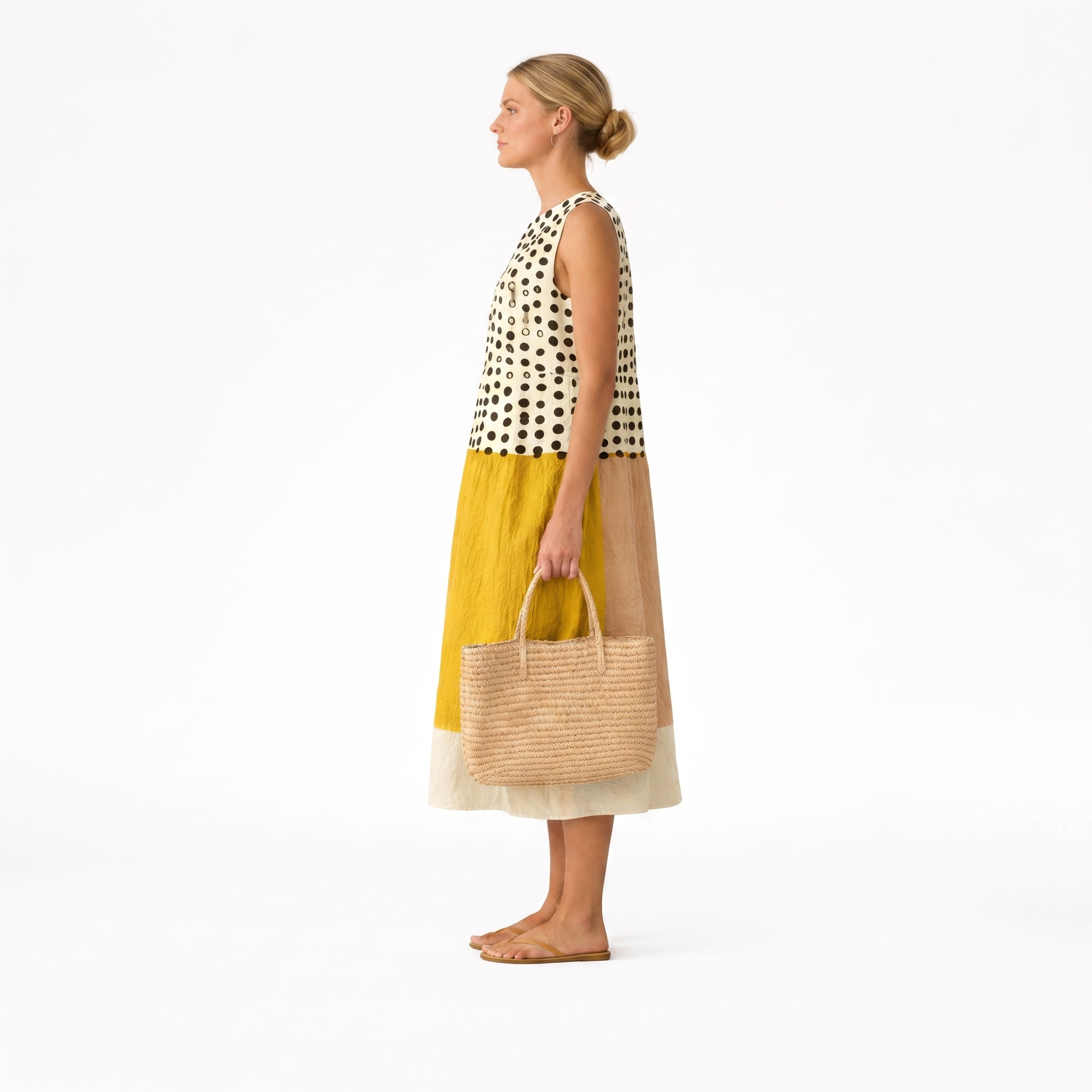 MARCO & BIANCA MILANO | ABITO MIDI A POIS QUOTIDIANO DONNA