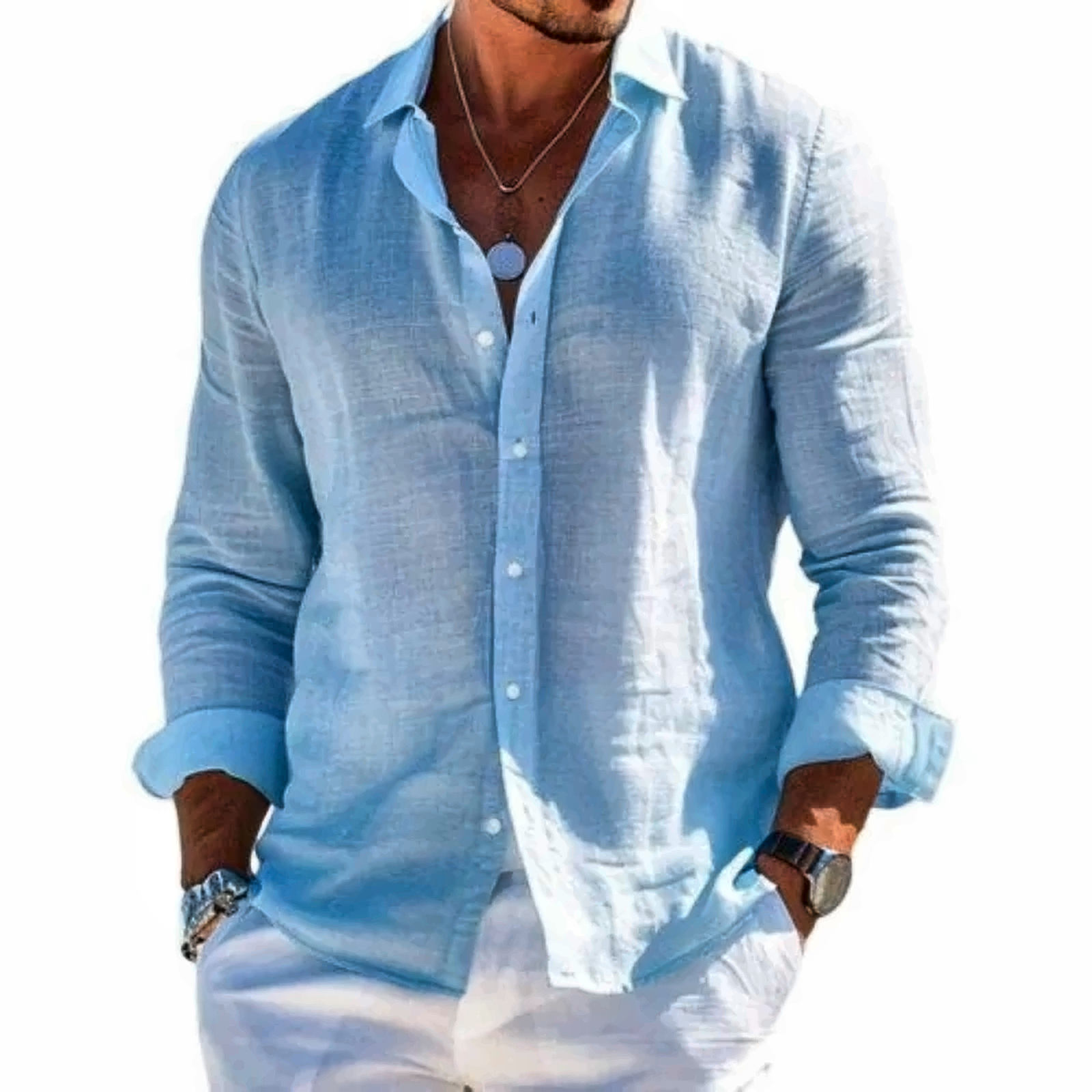 MARCO & BIANCA MILANO | CAMICIA POSITANO IN LINO