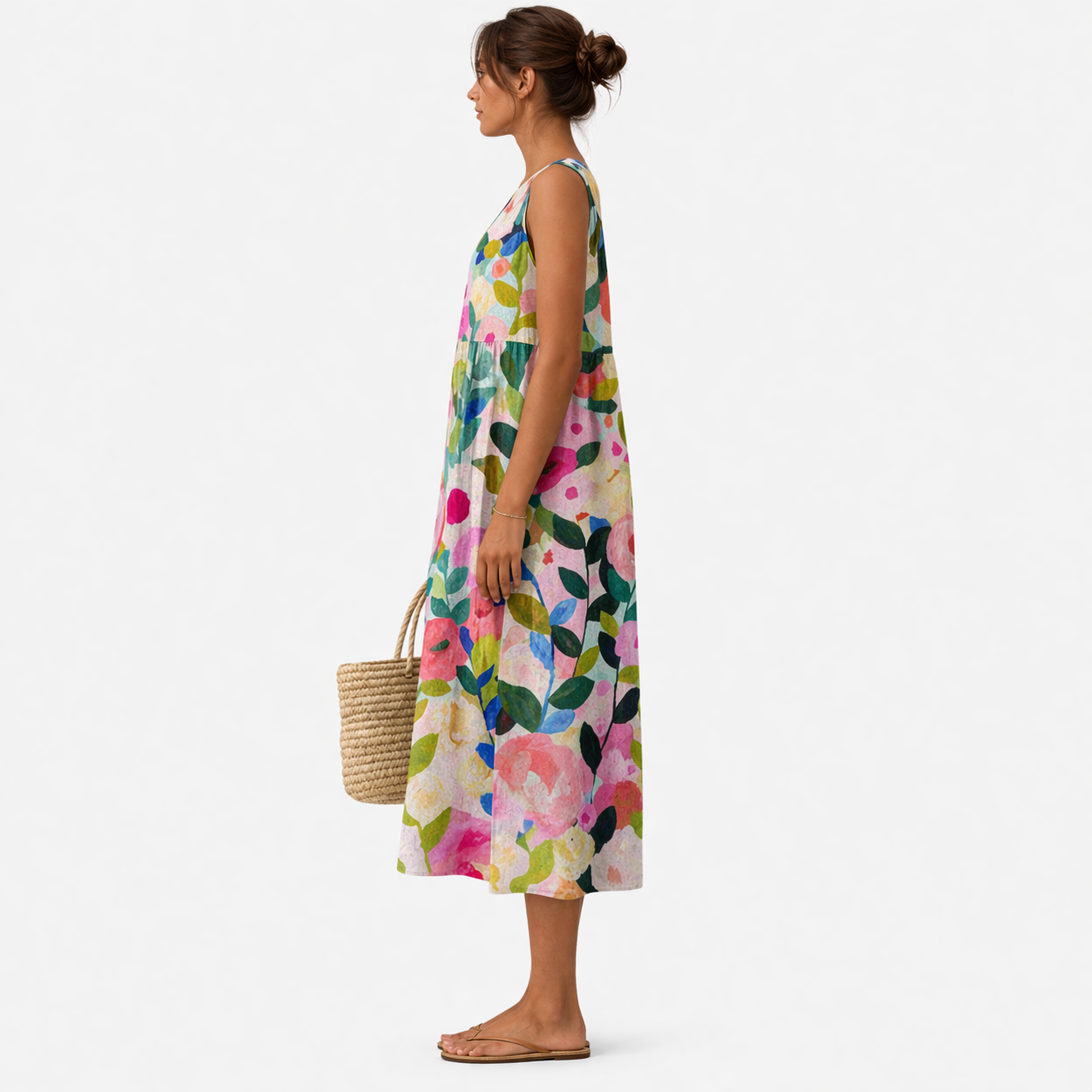 MARCO & BIANCA MILANO | ABITO MIDI FLOREALE QUOTIDIANO DONNA