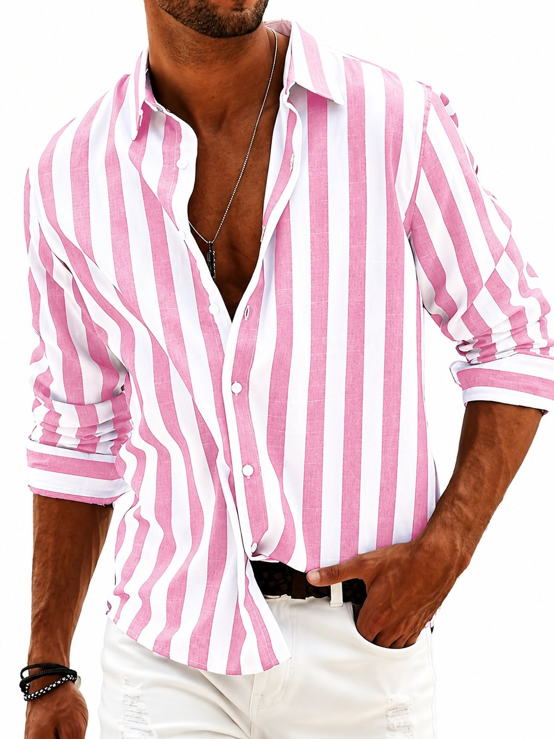 MARCO & BIANCA MILANO | CAMICIA RIVIERA A RIGHE