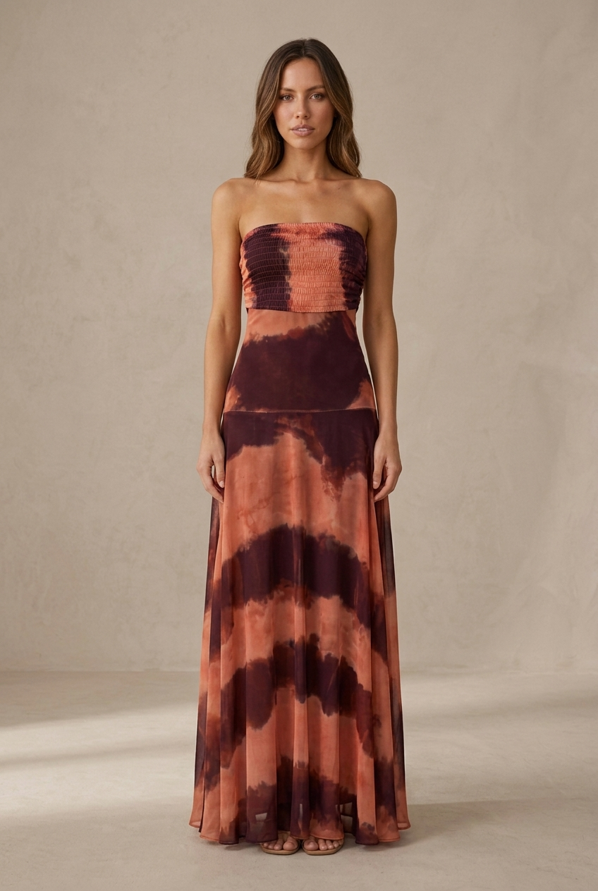 Sol | Abito maxi tie-dye